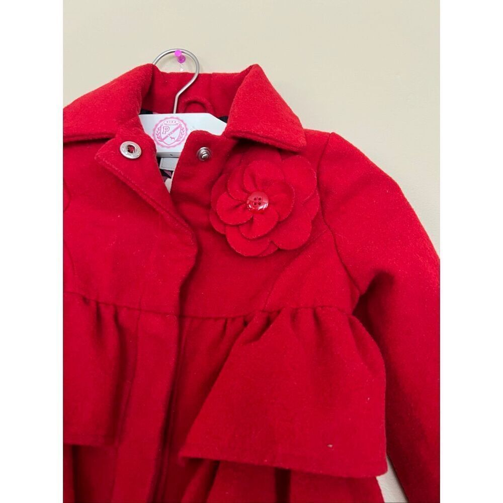Cherokee Red Ruffles Girls Jacket Little Girls Size 2T Coat - Picture 4 of 7